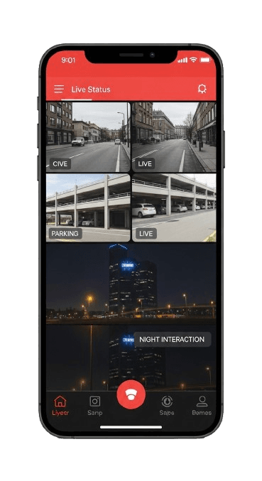 Feed de cameras CFTV